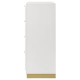 Caraway 4-Drawer Bedroom Chest White 224775 [ETA: 5/8/2024] - Ella Furniture
