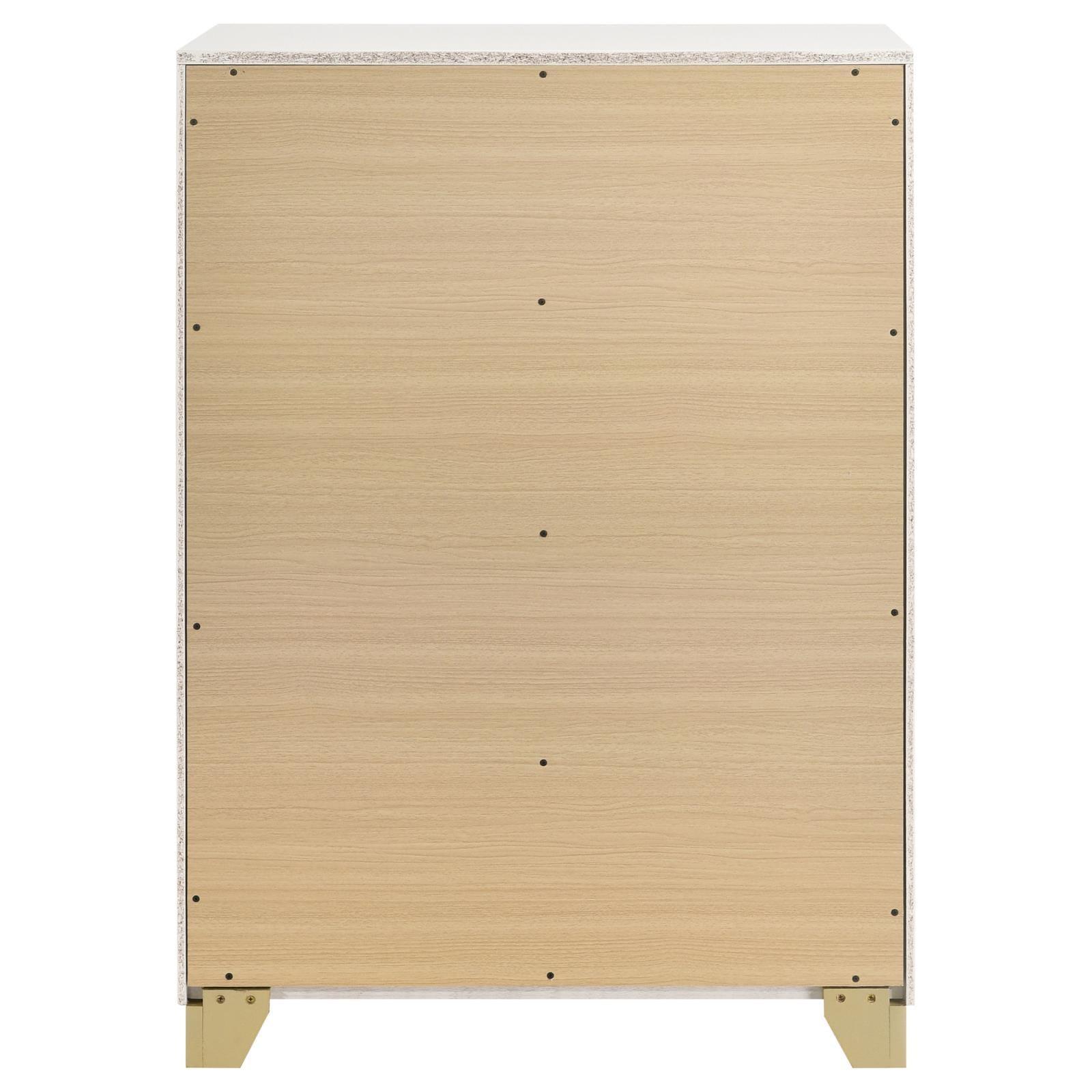 Caraway 4-Drawer Bedroom Chest White 224775 [ETA: 5/8/2024] - Ella Furniture