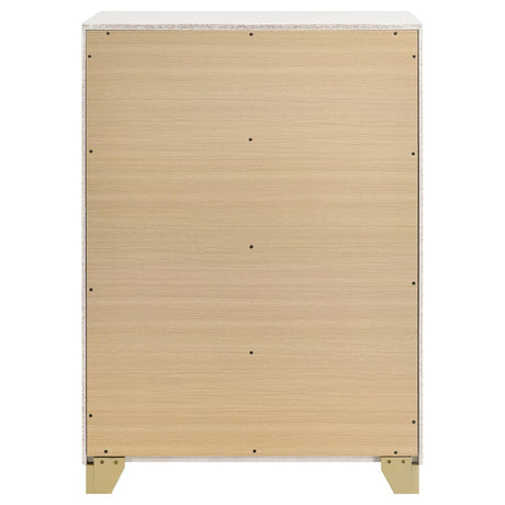 Caraway 4-Drawer Bedroom Chest White 224775 [ETA: 5/8/2024] - Ella Furniture