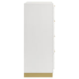 Caraway 4-Drawer Bedroom Chest White 224775 [ETA: 5/8/2024] - Ella Furniture