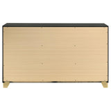 Caraway 6-Drawer Bedroom Dresser Black 224783 [ETA: 5/8/2024] - Ella Furniture