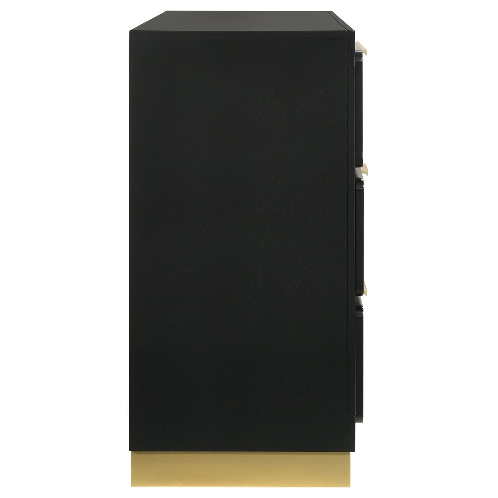 Caraway 6-Drawer Bedroom Dresser Black 224783 [ETA: 5/8/2024] - Ella Furniture