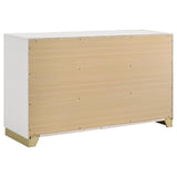 Caraway 6-Drawer Bedroom Dresser White 224773 [ETA: 5/8/2024] - Ella Furniture