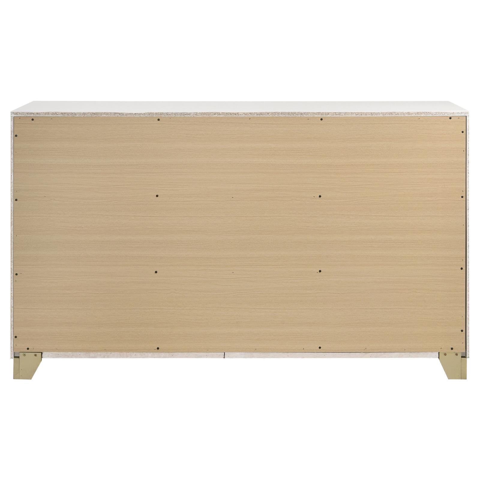 Caraway 6-Drawer Bedroom Dresser White 224773 [ETA: 5/8/2024] - Ella Furniture