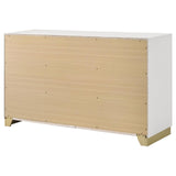 Caraway 6-Drawer Bedroom Dresser White 224773 [ETA: 5/8/2024] - Ella Furniture