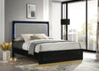 Caraway Queen Bed With LED Headboard Black And Grey 224781Q [ETA: 5/8/2024] - Ella Furniture