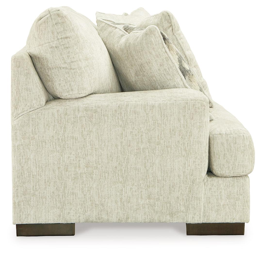 Caretti Parchment Sofa And Loveseat - Ella Furniture