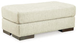 Caretti Parchment Sofa, Loveseat, Chair And Ottoman - Ella Furniture