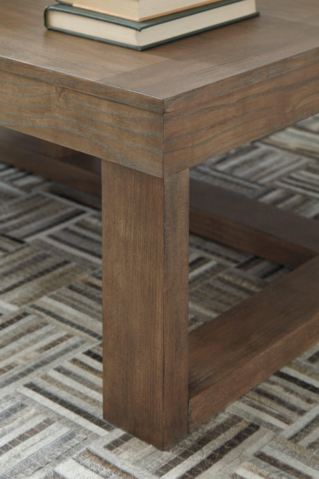 Cariton Gray Coffee Table With 1 End Table - Ella Furniture