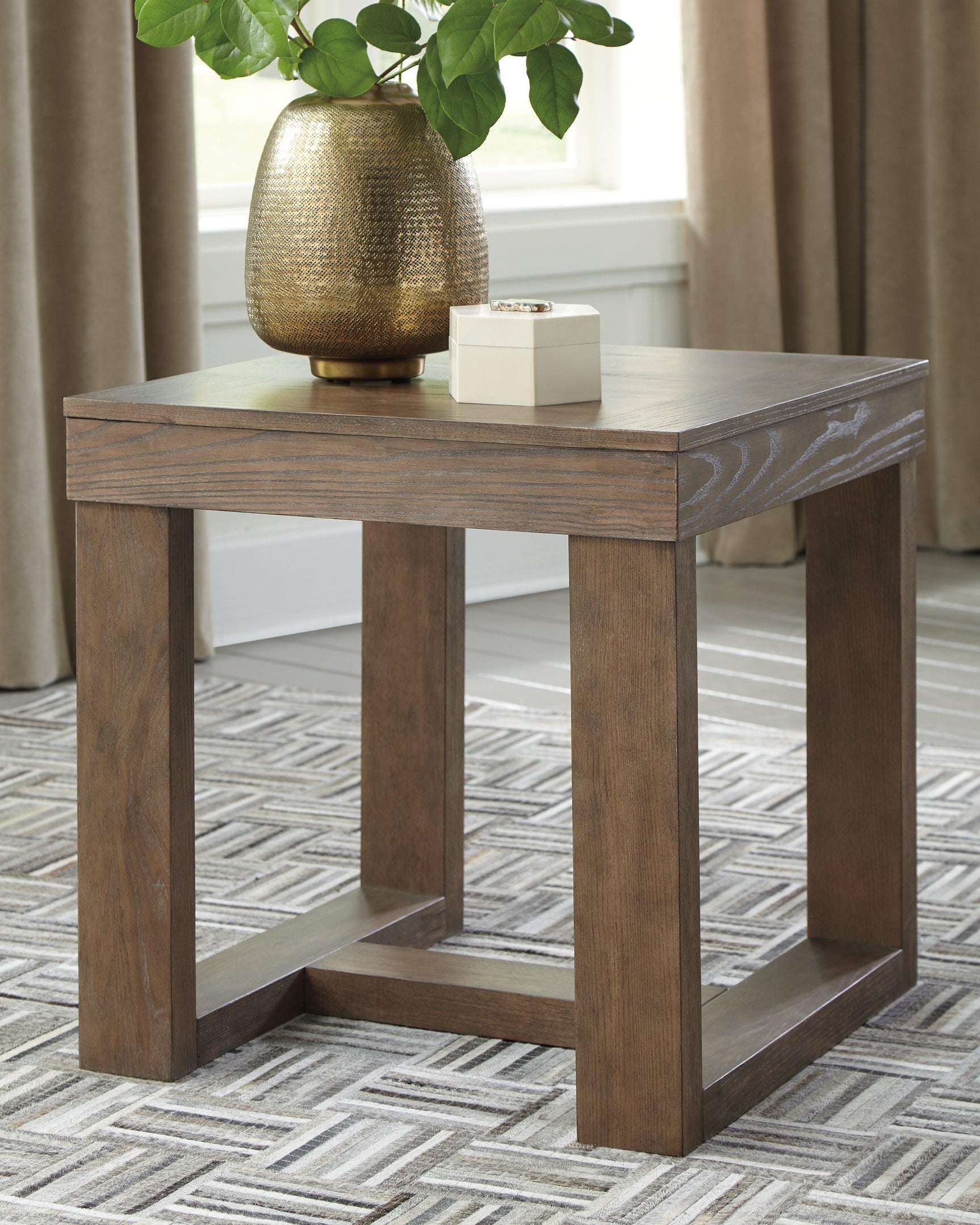 Cariton Gray Coffee Table With 2 End Tables - Ella Furniture