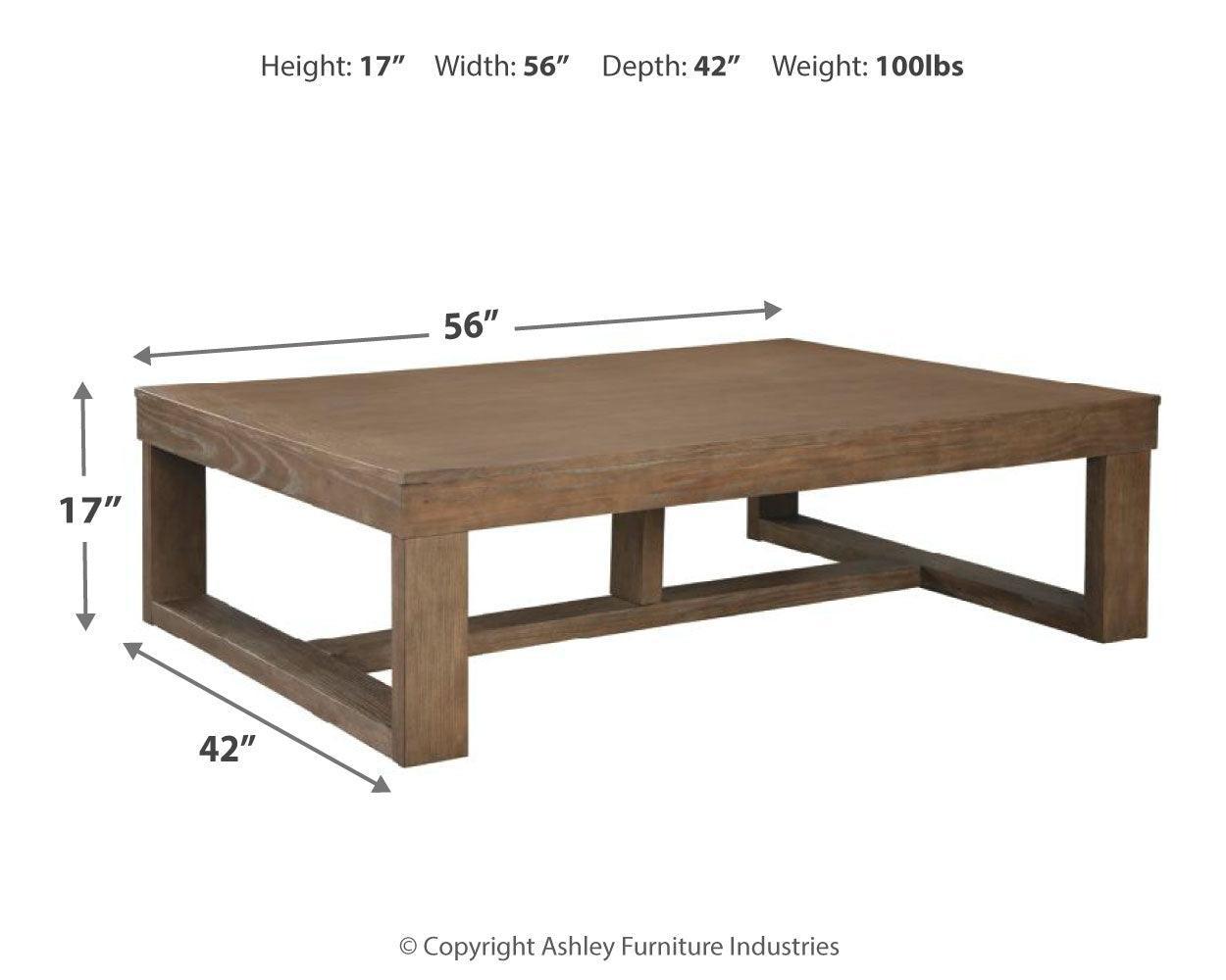 Cariton Gray Coffee Table With 2 End Tables - Ella Furniture