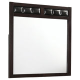 Carlton Cappuccino And Black Upholstered Panel Bedroom Set - Ella Furniture