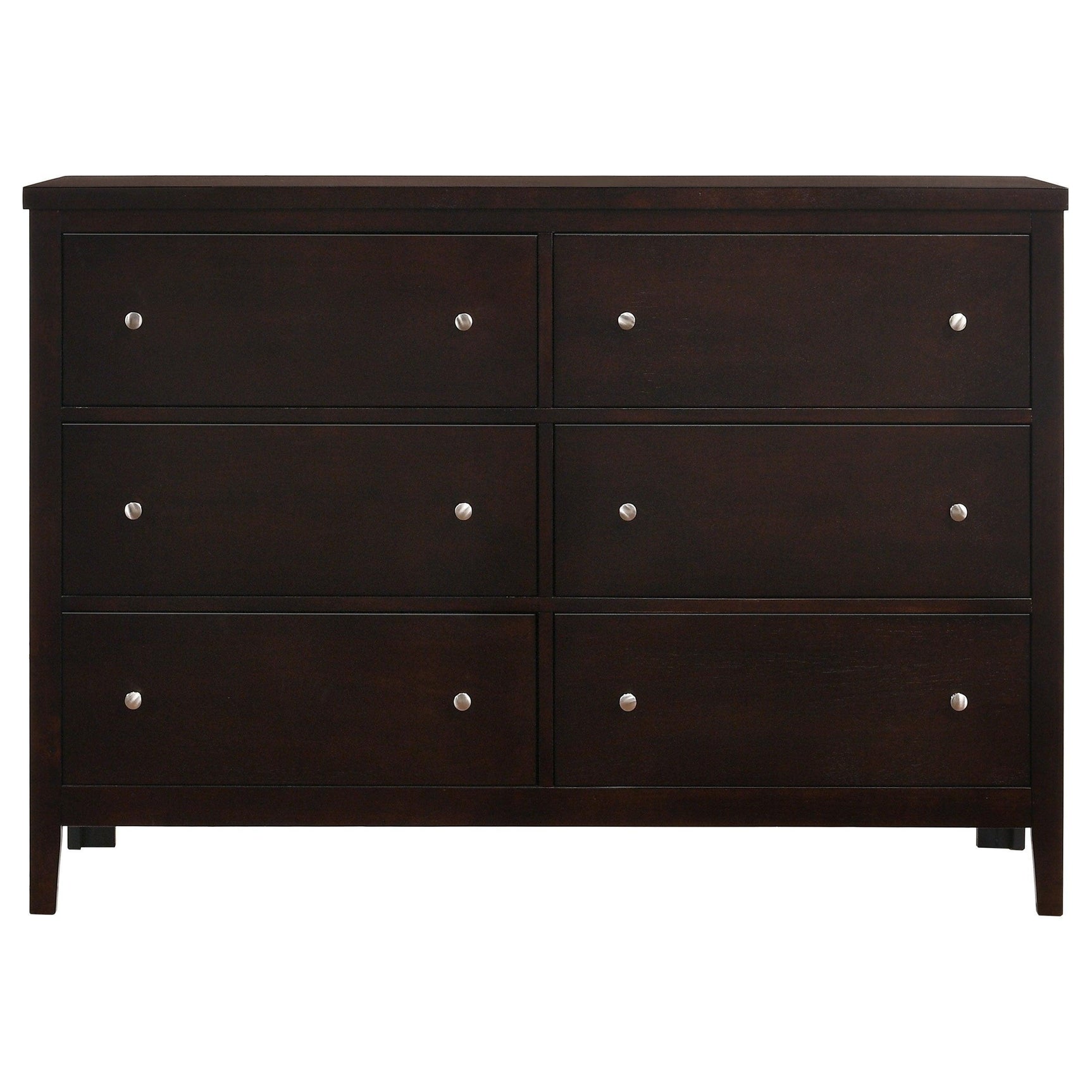Carlton Cappuccino And Black Upholstered Panel Bedroom Set - Ella Furniture