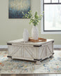 Carynhurst Whitewash Coffee Table With 1 End Table - Ella Furniture