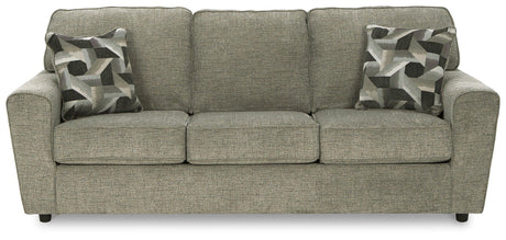Cascilla Pewter Sofa And Loveseat - Ella Furniture