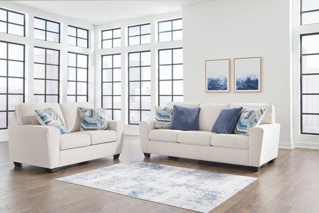 Cashton Snow Sofa And Loveseat - Ella Furniture