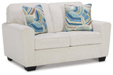 Cashton Snow Sofa And Loveseat - Ella Furniture