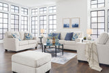 Cashton Snow Sofa, Loveseat, Chair And Ottoman - Ella Furniture