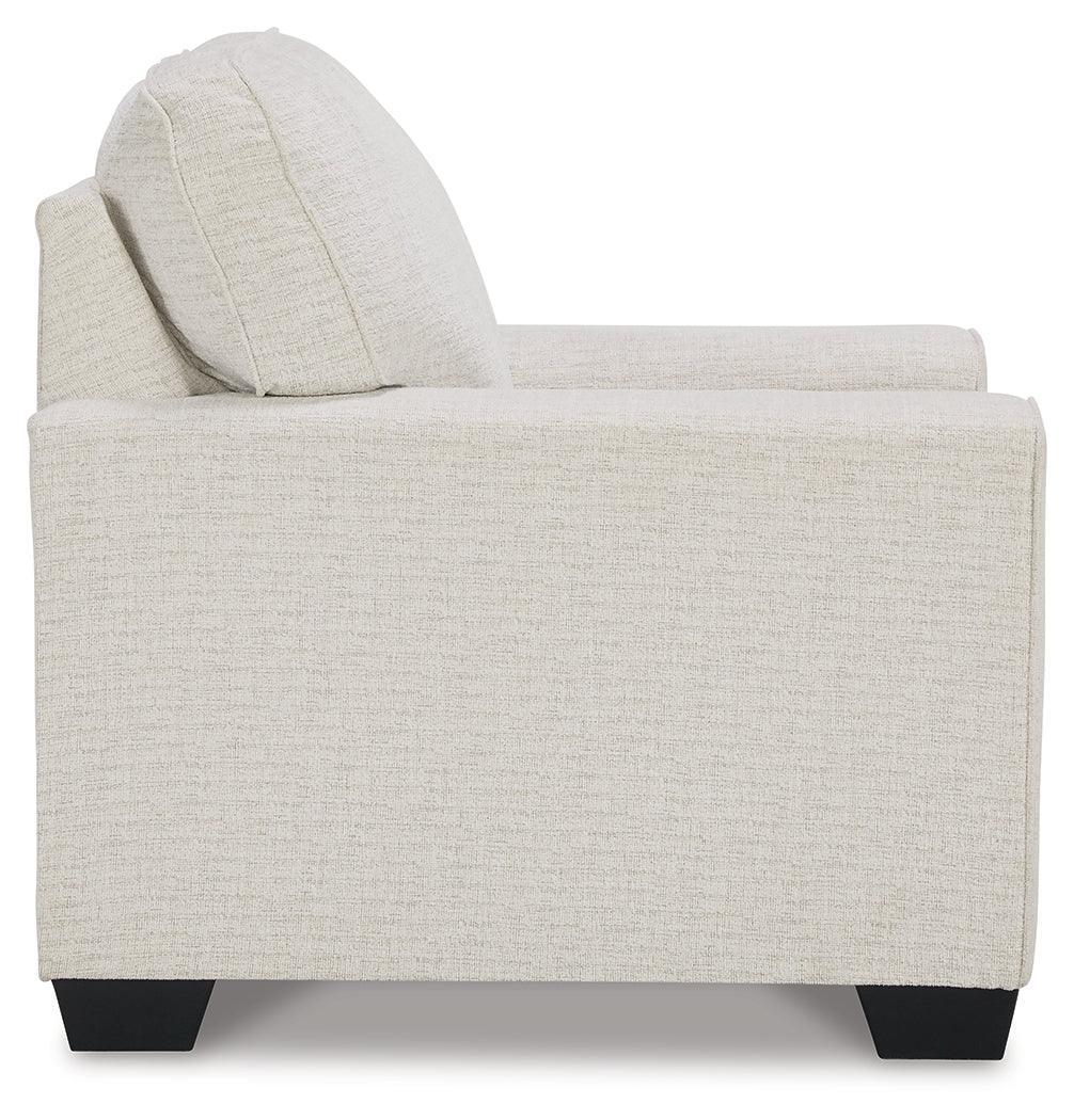 Cashton Snow Sofa, Loveseat, Chair And Ottoman - Ella Furniture