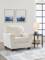 Cashton Snow Sofa, Loveseat, Chair And Ottoman - Ella Furniture