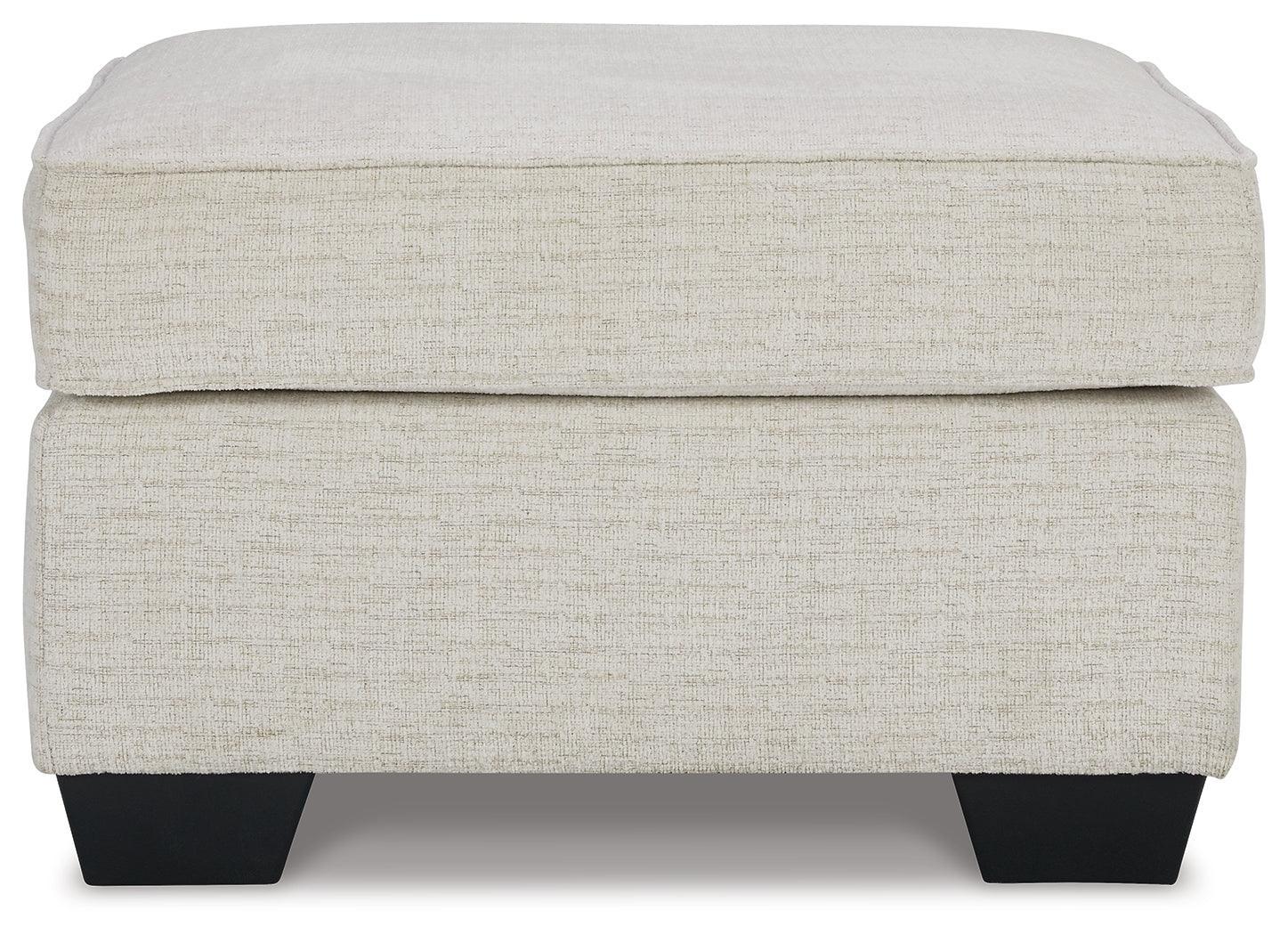 Cashton Snow Sofa, Loveseat, Chair And Ottoman - Ella Furniture