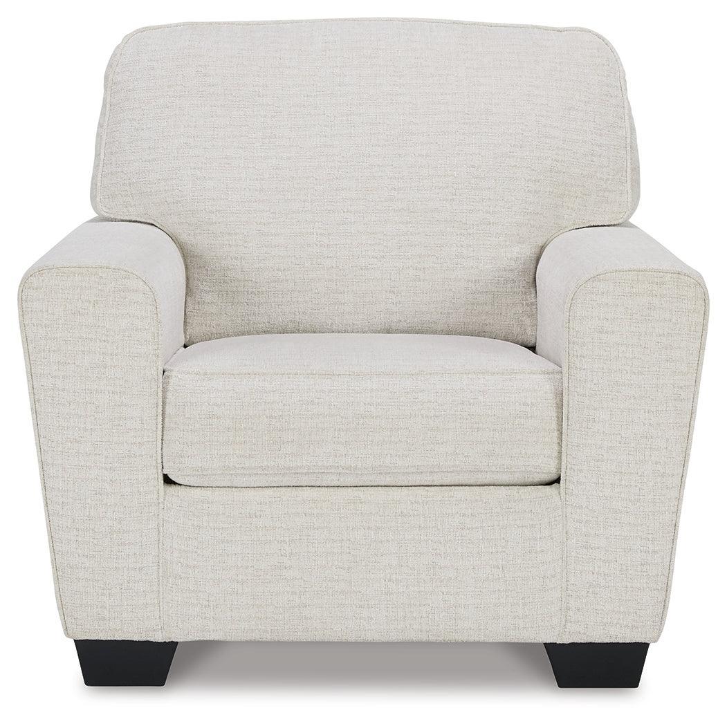 Cashton Snow Sofa, Loveseat, Chair And Ottoman - Ella Furniture