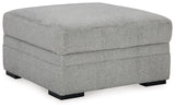 Casselbury Cement 2-Piece Sectional With Ottoman - Ella Furniture