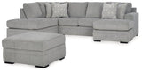 Casselbury Cement 2-Piece Sectional With Ottoman PKG015797 - 52906S2 | 5290611 - Ella Furniture