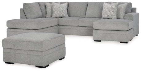 Casselbury Cement 2-Piece Sectional With Ottoman PKG015797 - 52906S2 | 5290611 - Ella Furniture
