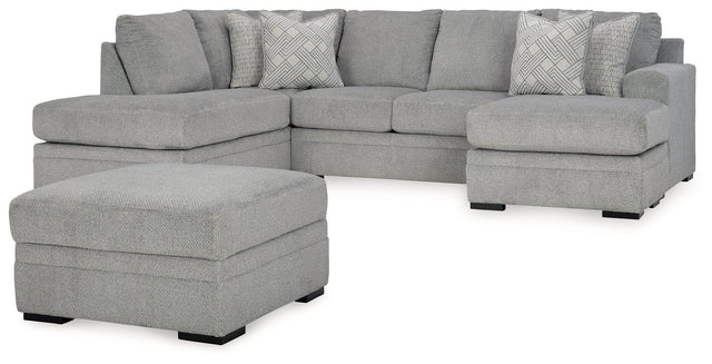 Casselbury Cement 2-Piece Sectional With Ottoman PKG015797 - 52906S2 | 5290611 - Ella Furniture