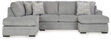 Casselbury Cement 2-Piece Sectional With Ottoman PKG015797 - 52906S2 | 5290611 - Ella Furniture