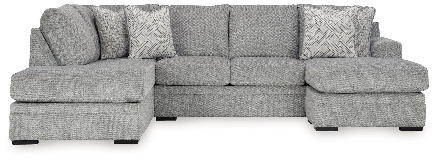 Casselbury Cement 2-Piece Sectional With Ottoman PKG015797 - 52906S2 | 5290611 - Ella Furniture