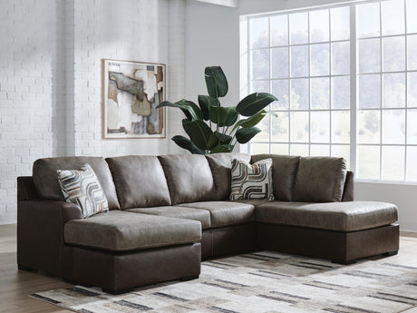 Castille Way Fossil 2-Piece Sectional with Chaise view 2