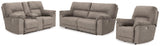 Cavalcade Slate Sofa, Loveseat And Recliner - Ella Furniture