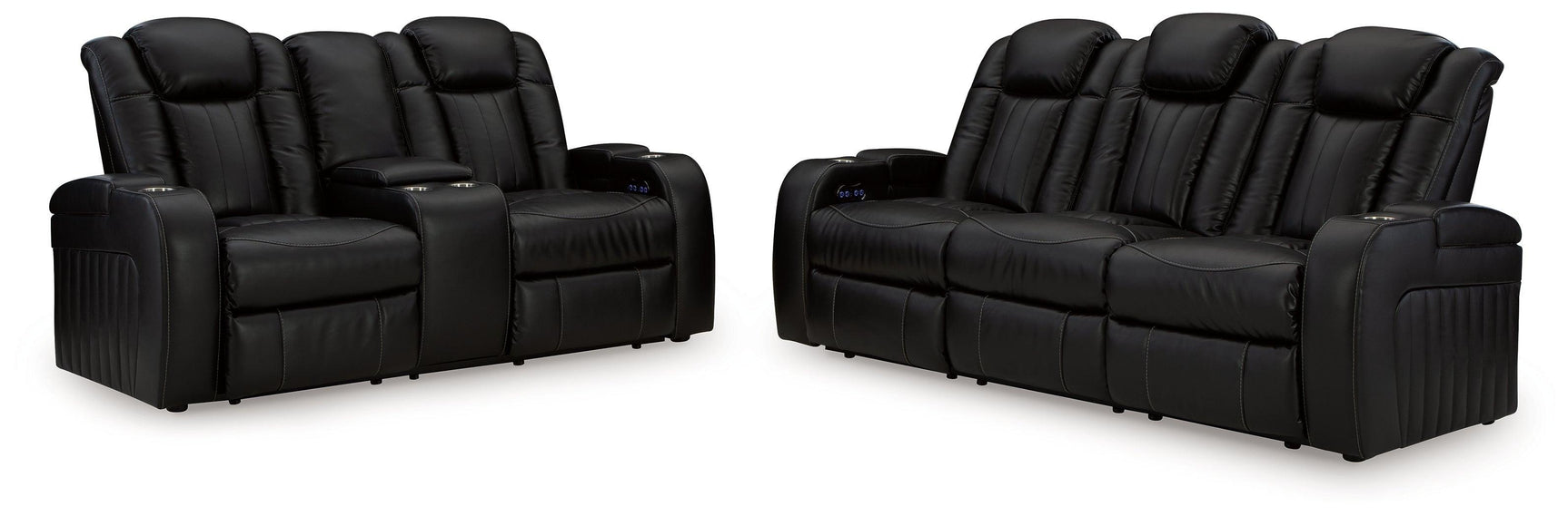 Caveman Midnight Den Sofa And Loveseat - Ella Furniture