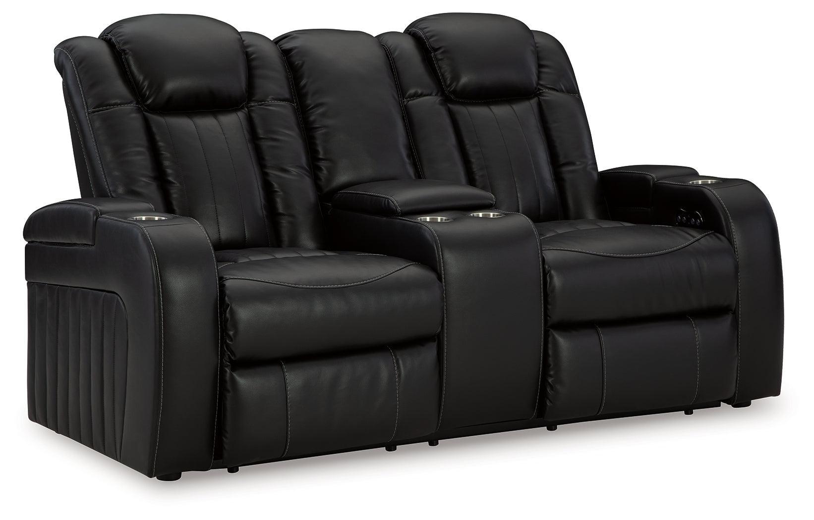 Caveman Midnight Den Sofa, Loveseat And Recliner - Ella Furniture