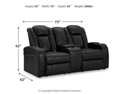 Caveman Midnight Den Sofa, Loveseat And Recliner - Ella Furniture