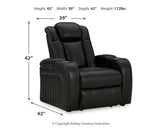 Caveman Midnight Den Sofa, Loveseat And Recliner - Ella Furniture