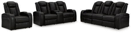 Caveman Midnight Den Sofa, Loveseat And Recliner - Ella Furniture
