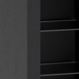 Cayberry Black 60" Tv Stand With Electric Fireplace - Ella Furniture