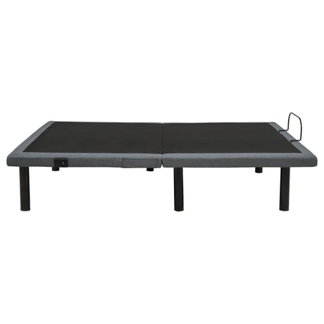 Weston Full Dual-Motor Massage Adjustable Bed Base in Black and Grey — product image 6