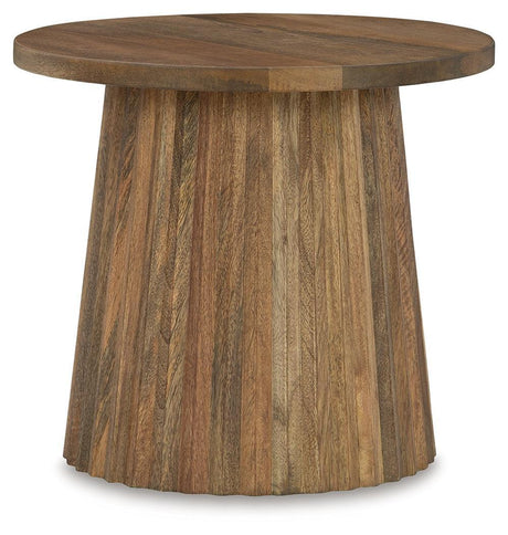 Ceilby Natural Accent Table - Ella Furniture