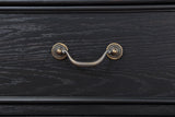 Celina 3-Drawer Nightstand Bedside Table Black 224762 - Ella Furniture