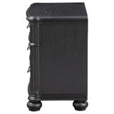 Celina 3-Drawer Nightstand Bedside Table Black 224762 - Ella Furniture
