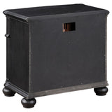 Celina 3-Drawer Nightstand Bedside Table Black 224762 - Ella Furniture