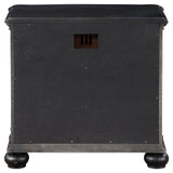 Celina 3-Drawer Nightstand Bedside Table Black 224762 - Ella Furniture
