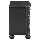 Celina 3-Drawer Nightstand Bedside Table Black 224762 - Ella Furniture