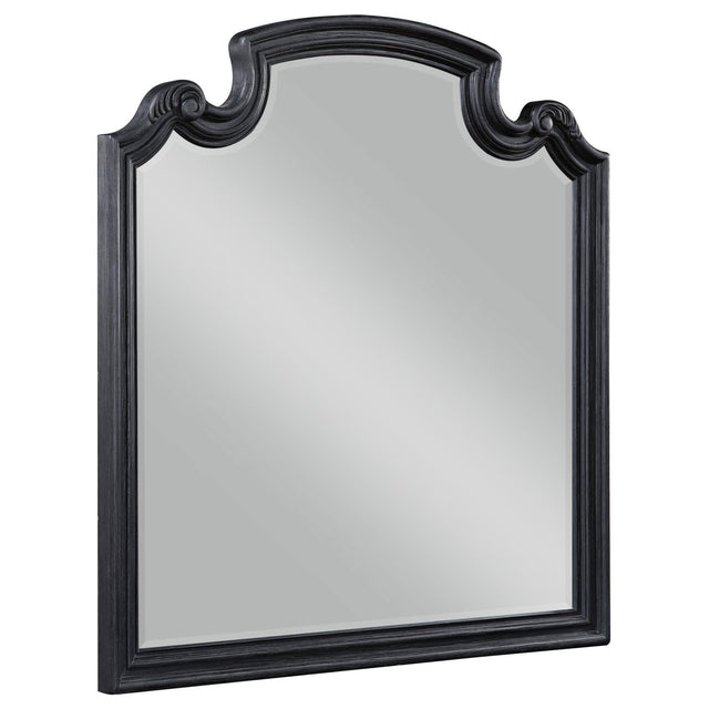 Celina Dresser Mirror Black 224764 - Ella Furniture