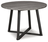 Centiar Black Dining Table And 4 Chairs - Ella Furniture