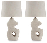 Chadrich Antique Beige Table Lamp (Set of 2) - Ella Furniture